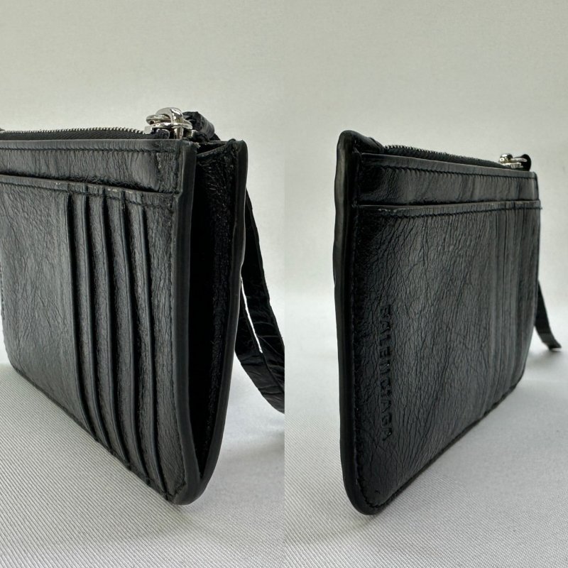 BALENCIAGA Cagole鉚釘拉鍊卡夾-2