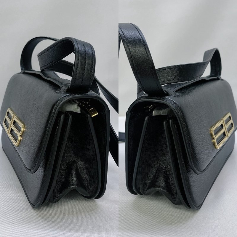 BALENCIAGA Gossip牛皮金扣單肩包-2