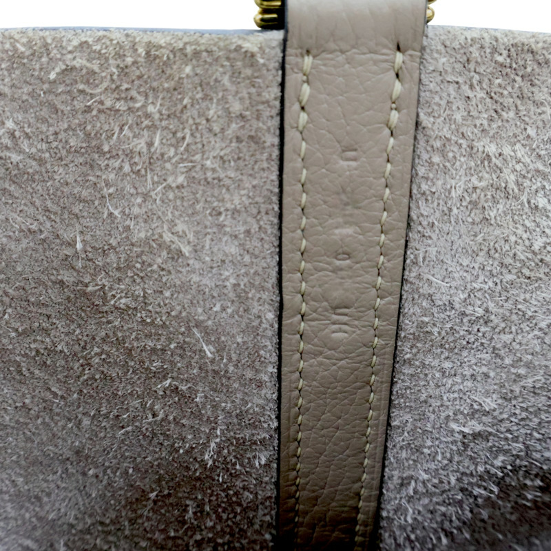 餅乾色 Taurillon牛皮 Picotin 18 手提包 U刻【HERMES 愛馬仕】 U刻/Trench-7