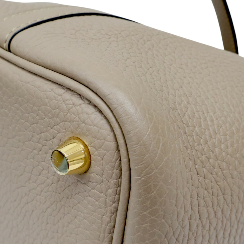 餅乾色 Taurillon牛皮 Picotin 18 手提包 U刻【HERMES 愛馬仕】 U刻/Trench-10