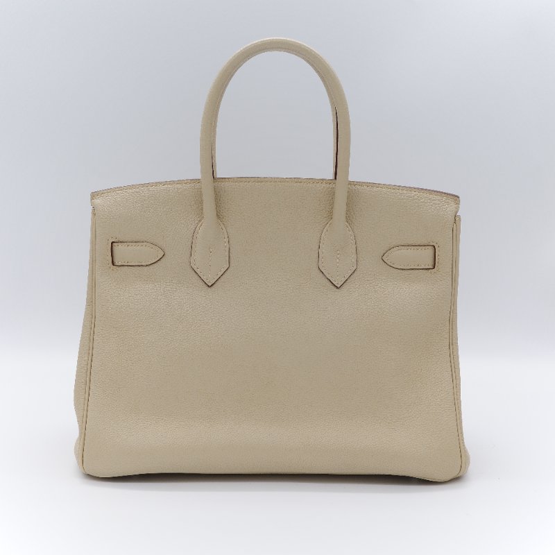 甜價來襲【🌟超🌟級🌟新🌟】Hermès 愛馬仕 Birkin30 BK30 鉑金包 香草色 淺米 TC牛皮 銀扣 手提包 方框K-6