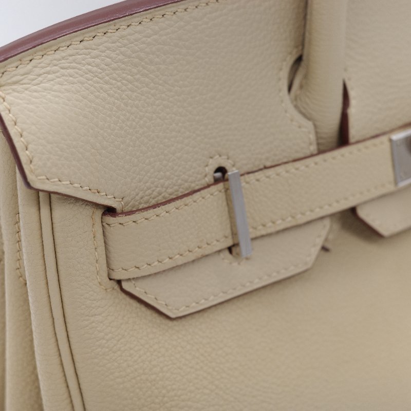 甜價來襲【🌟超🌟級🌟新🌟】Hermès 愛馬仕 Birkin30 BK30 鉑金包 香草色 淺米 TC牛皮 銀扣 手提包 方框K-10