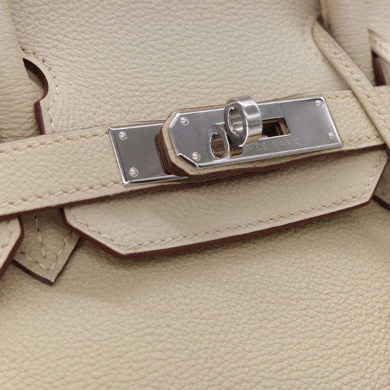 甜價來襲【🌟超🌟級🌟新🌟】Hermès 愛馬仕 Birkin30 BK30 鉑金包 香草色 淺米 TC牛皮 銀扣 手提包 方框K-12