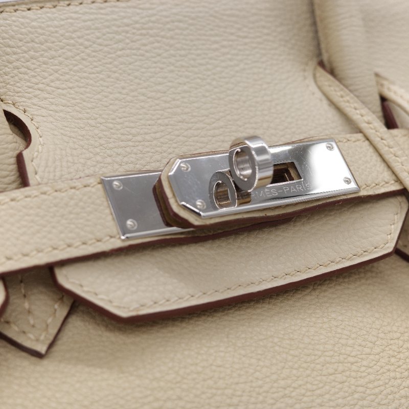 甜價來襲【🌟超🌟級🌟新🌟】Hermès 愛馬仕 Birkin30 BK30 鉑金包 香草色 淺米 TC牛皮 銀扣 手提包 方框K-13