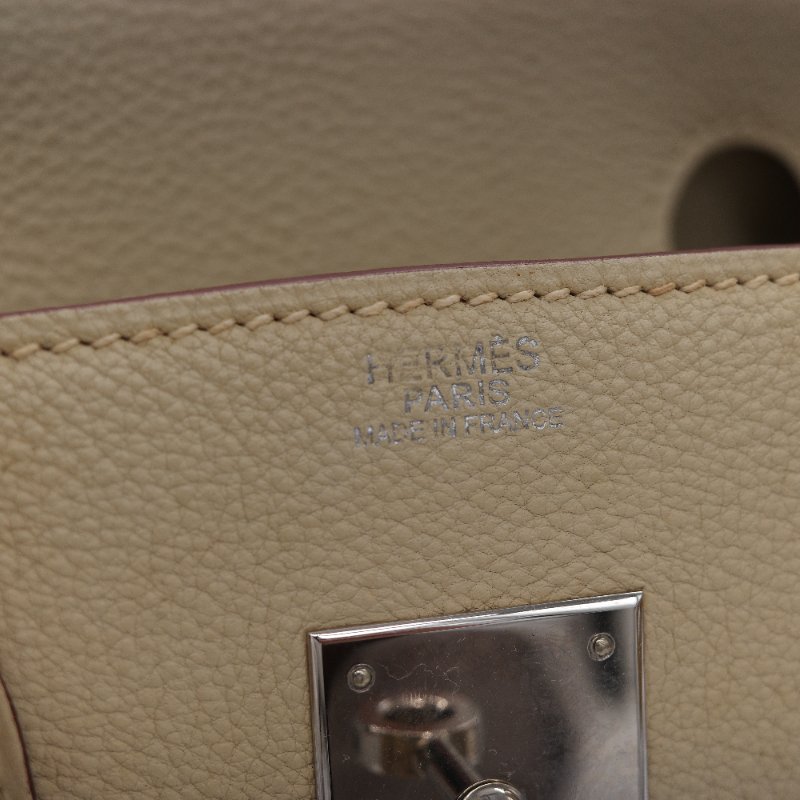 甜價來襲【🌟超🌟級🌟新🌟】Hermès 愛馬仕 Birkin30 BK30 鉑金包 香草色 淺米 TC牛皮 銀扣 手提包 方框K-22