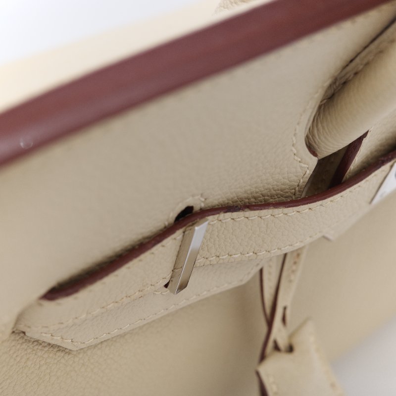 甜價來襲【🌟超🌟級🌟新🌟】Hermès 愛馬仕 Birkin30 BK30 鉑金包 香草色 淺米 TC牛皮 銀扣 手提包 方框K-30