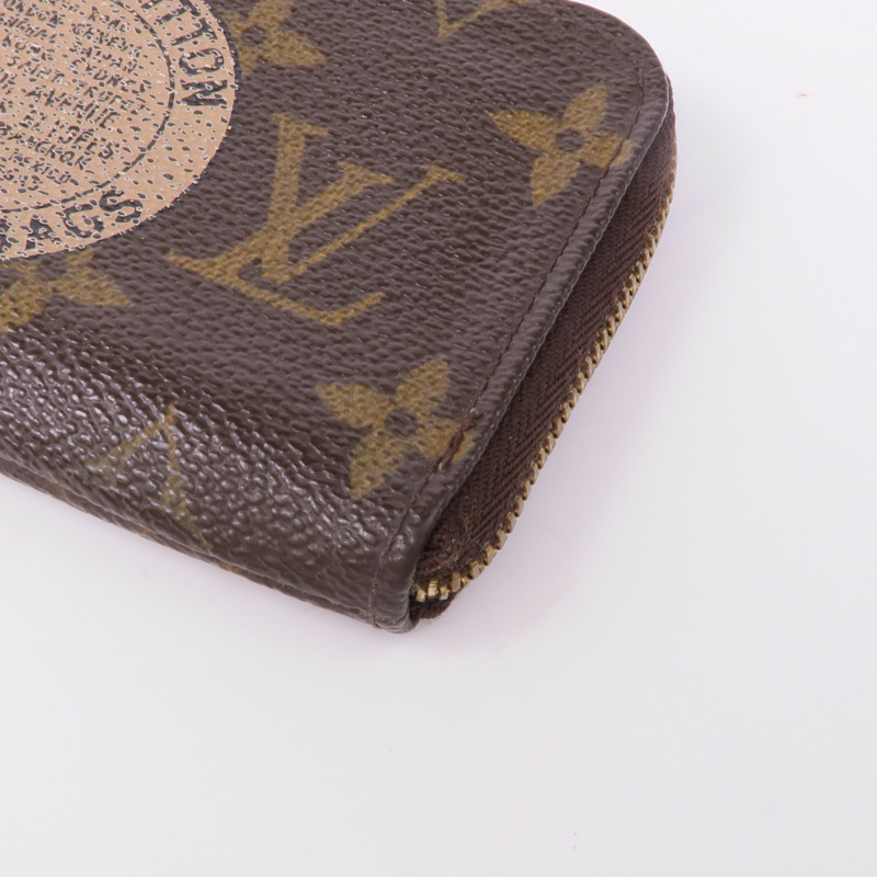 LOUIS VUITTON Monogram Pochette Cre T & B金扣零錢包-6
