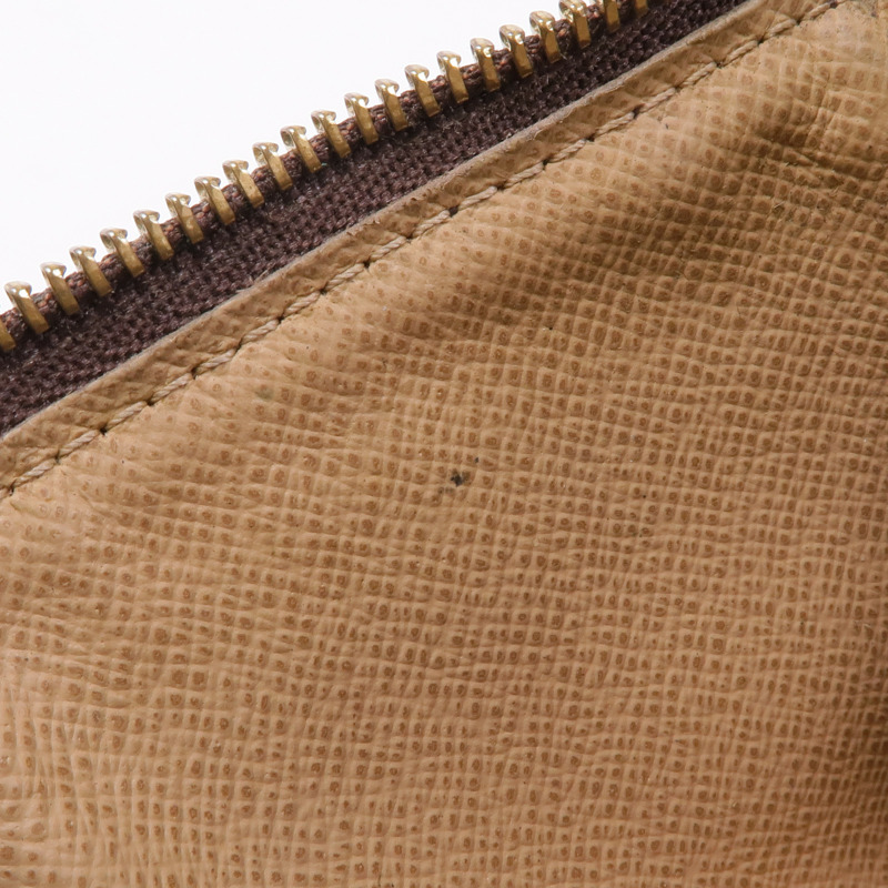 LOUIS VUITTON Monogram Pochette Cre T & B金扣零錢包-17