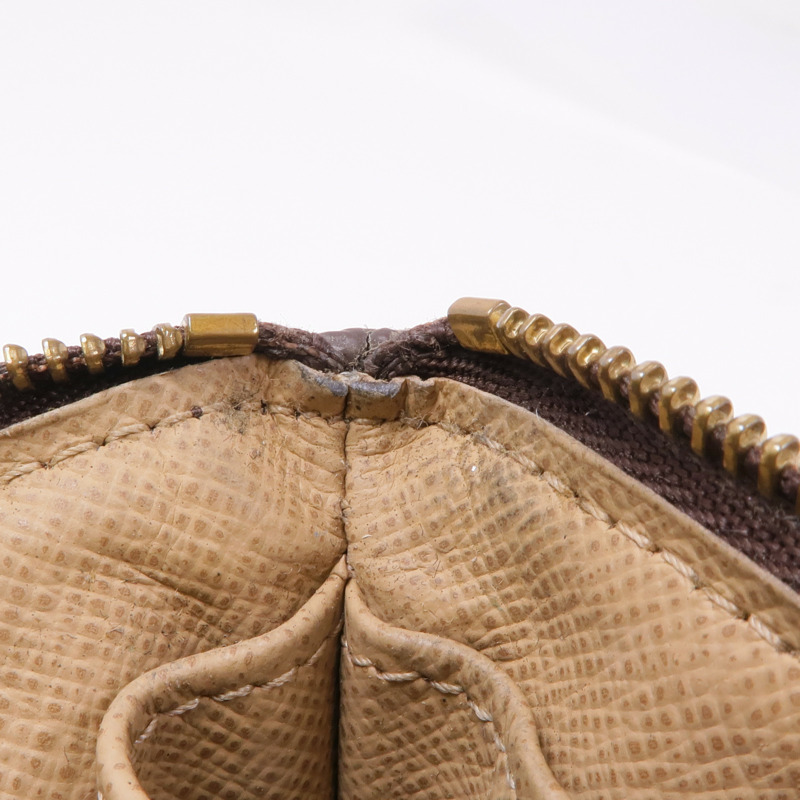 LOUIS VUITTON Monogram Pochette Cre T & B金扣零錢包-18