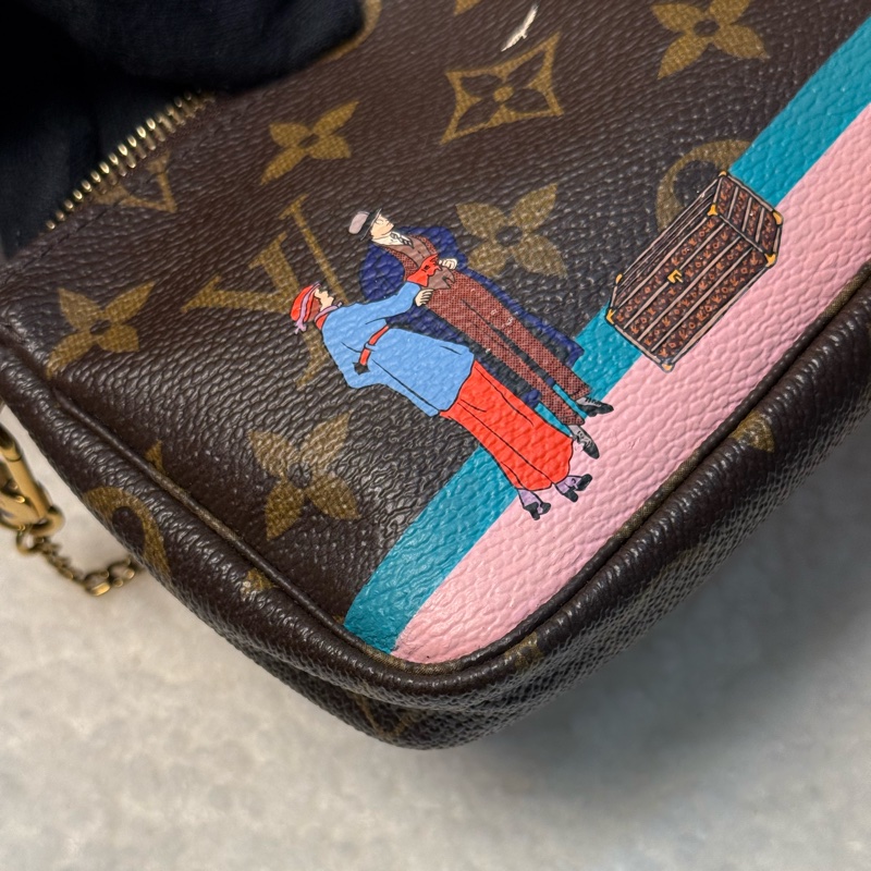 Lv mini 麻將包 聖誕限定款-10