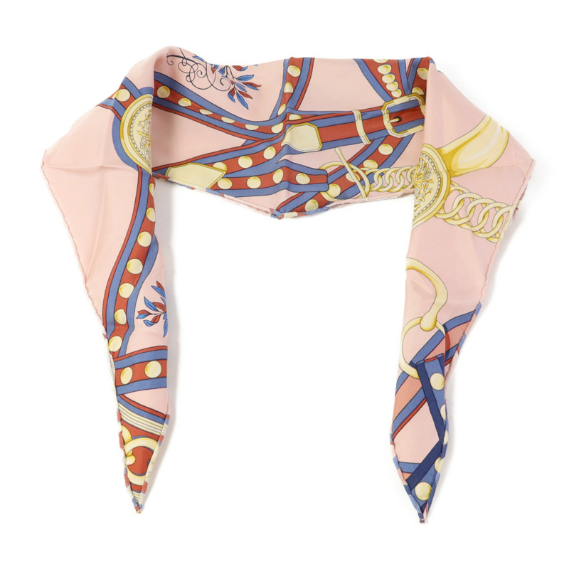 HERMES 絲質Scarf絲巾-3