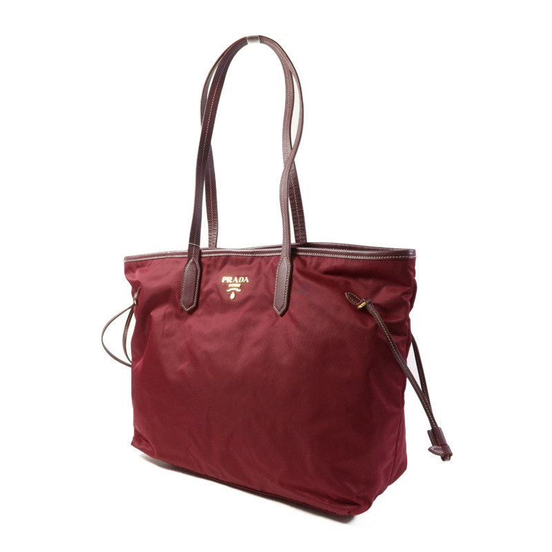 PRADA 尼龍Tote Bag金扣手挽袋-2