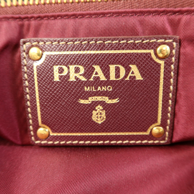 PRADA 尼龍Tote Bag金扣手挽袋-6