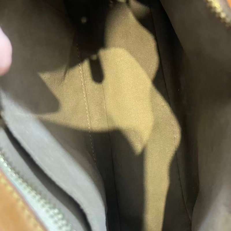 LV 黑三彩肩背劍橋包26*17*8 98新配件塵袋-8