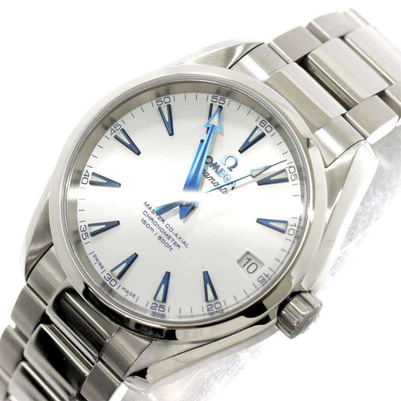 歐米茄海馬系列 Aqua Terra 美好星球 231 90 39 21 04 001 男士手錶日期白色自動上鍊腕錶-6