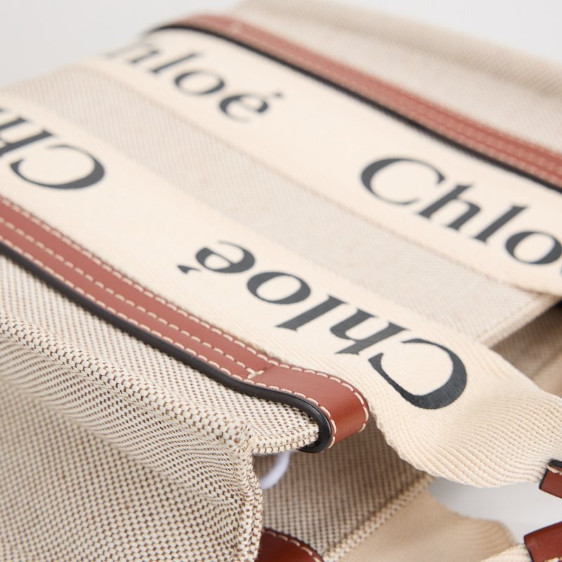 Chloé Woody tote 小號/棕色-17