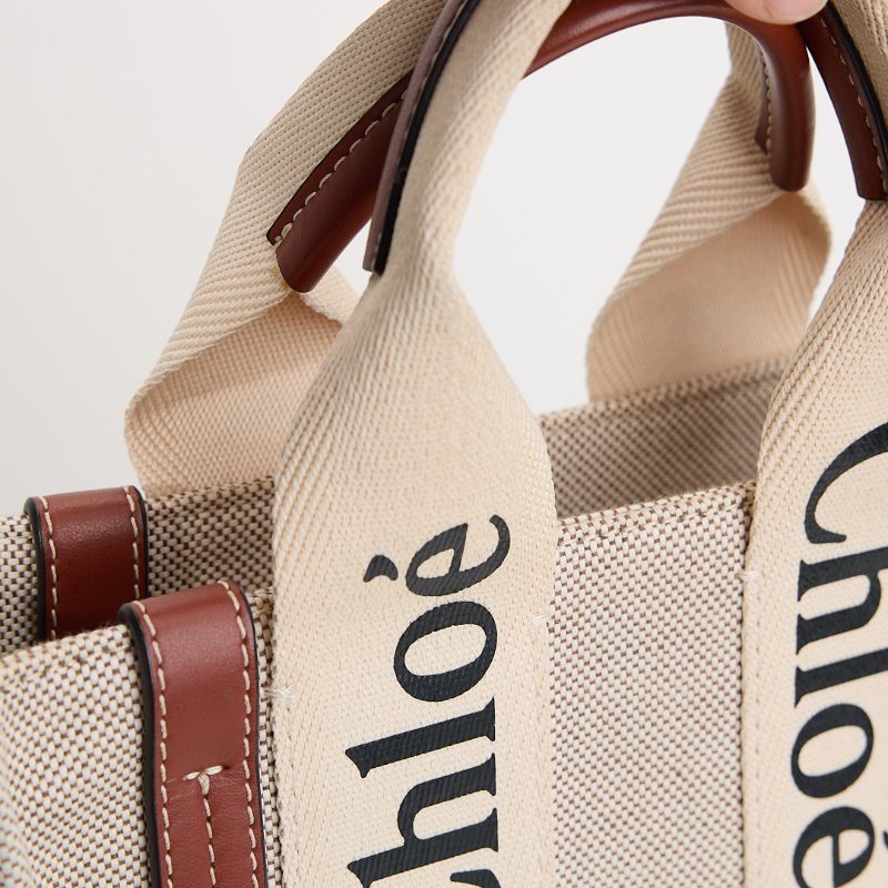 Chloé Woody tote 小號/棕色-19