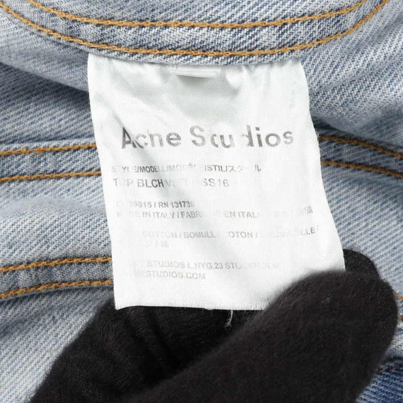 ACNE STUDIOS 牛仔夾克，棉質，藍色，34碼，二手女款-3
