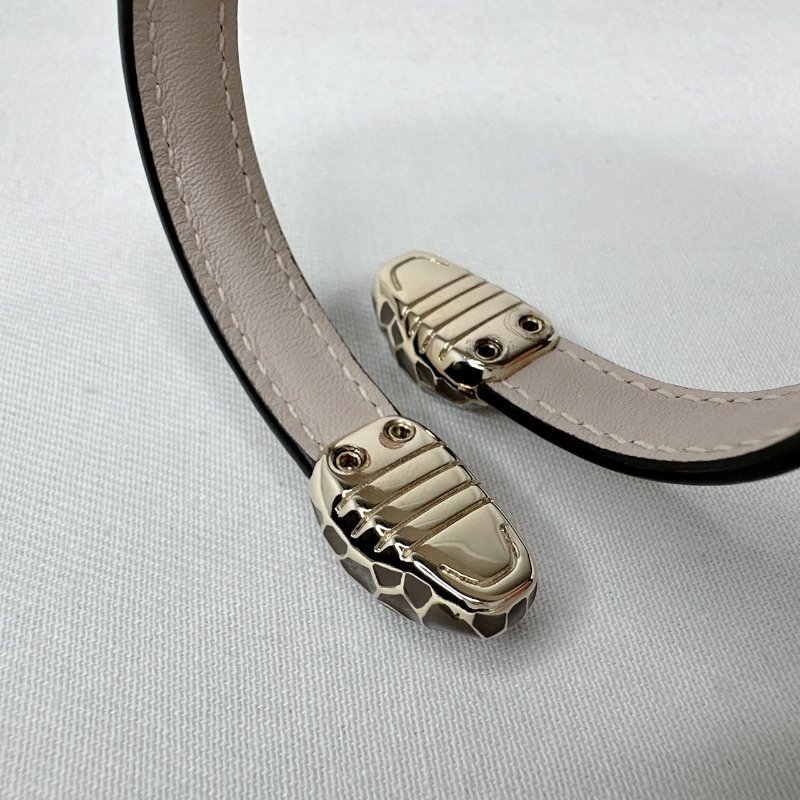 BVLGARI Serpenti Forever皮革手環-4