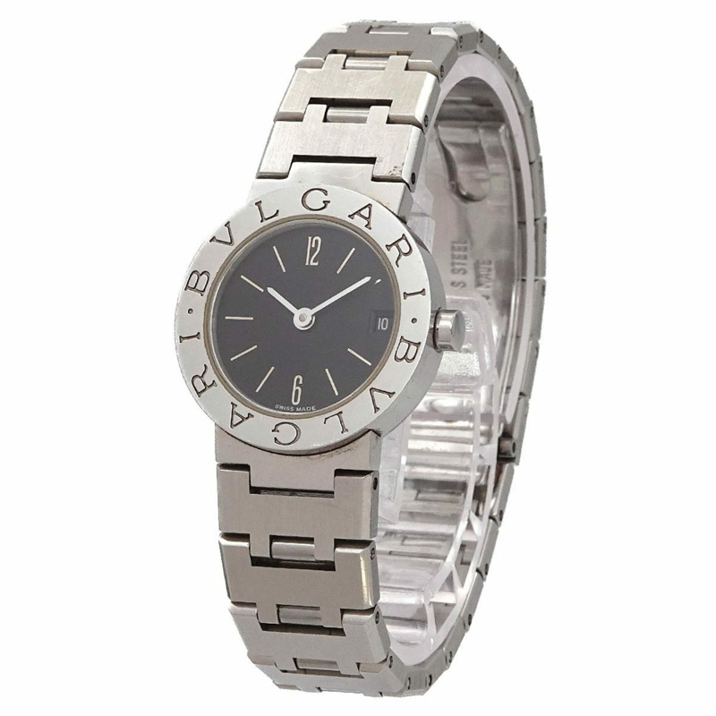 BVLGARI BB23SS 女士腕錶 日期 黑色石英-1
