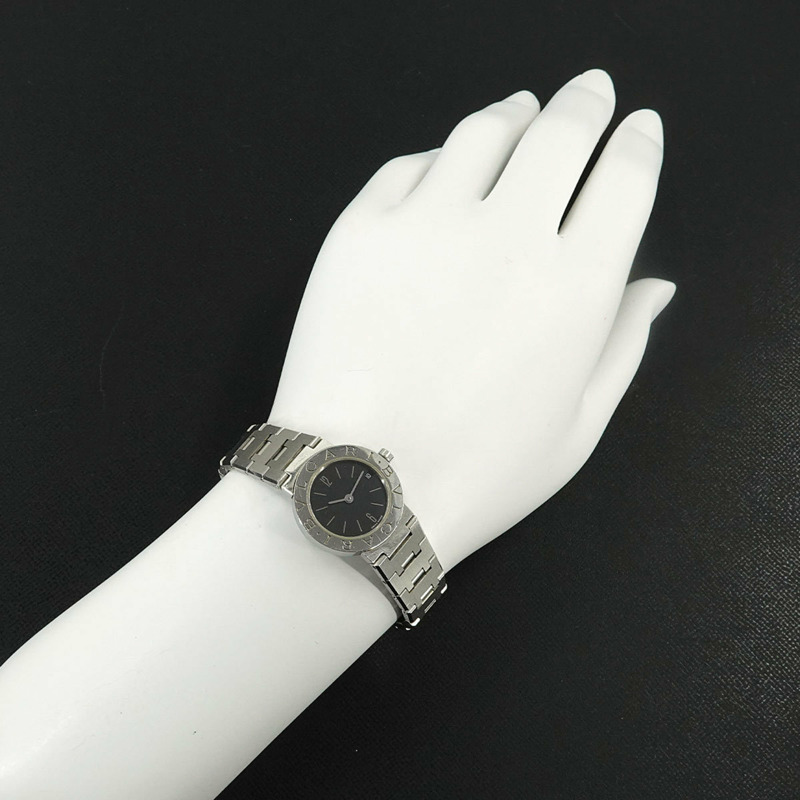 BVLGARI BB23SS 女士腕錶 日期 黑色石英-2
