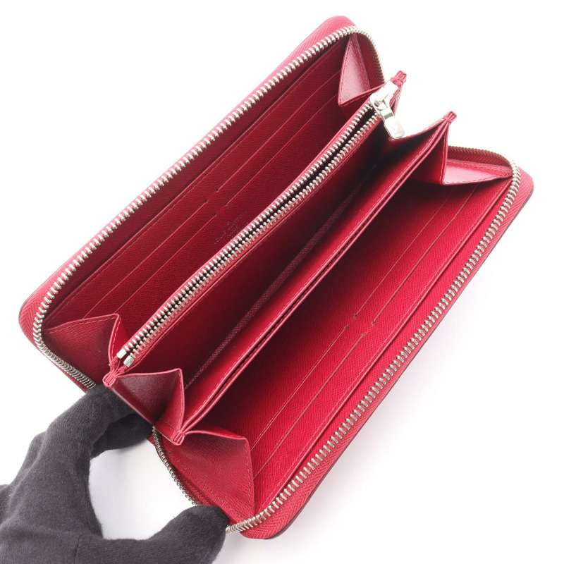 路易威登 Zippy 長版皮夾 M60305 Epi 皮革 粉紅色/紫紅色 二手 女士 LV-2