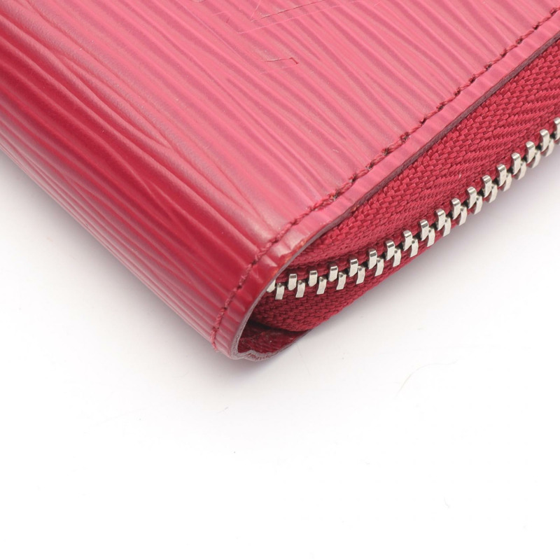 路易威登 Zippy 長版皮夾 M60305 Epi 皮革 粉紅色/紫紅色 二手 女士 LV-6