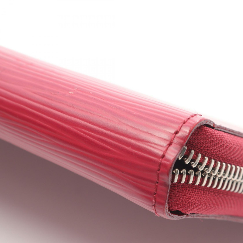 路易威登 Zippy 長版皮夾 M60305 Epi 皮革 粉紅色/紫紅色 二手 女士 LV-8