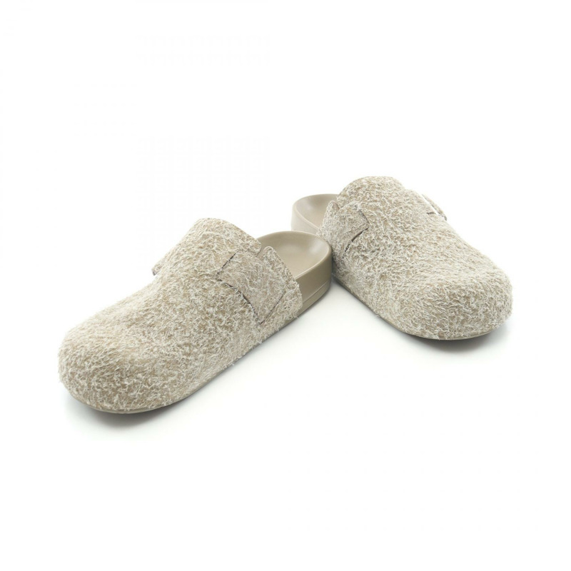 LOEWE Ease Buckle Mules 涼鞋 M816V29X12416045 拉絨絨面革 全新男士 #45-2