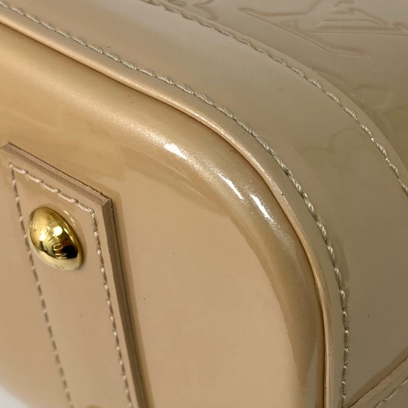 △ Louis Vuitton 路易威登 Alma BB Pearl Pink Patent Leather Monogram 2Way Bag 珍珠粉紅色漆皮經典花紋兩用袋 -257018522-10