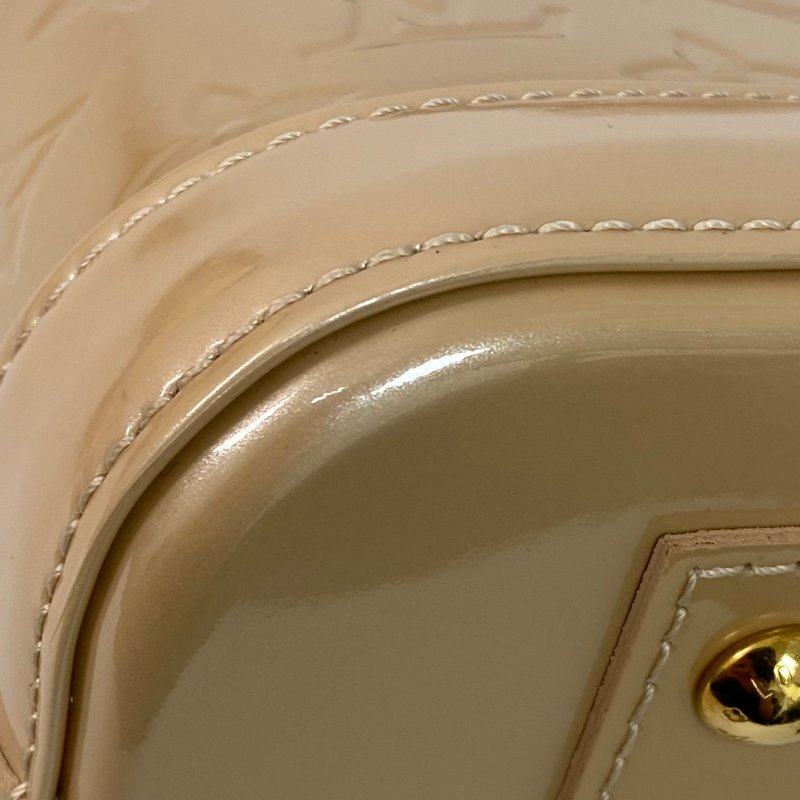 △ Louis Vuitton 路易威登 Alma BB Pearl Pink Patent Leather Monogram 2Way Bag 珍珠粉紅色漆皮經典花紋兩用袋 -257018522-11