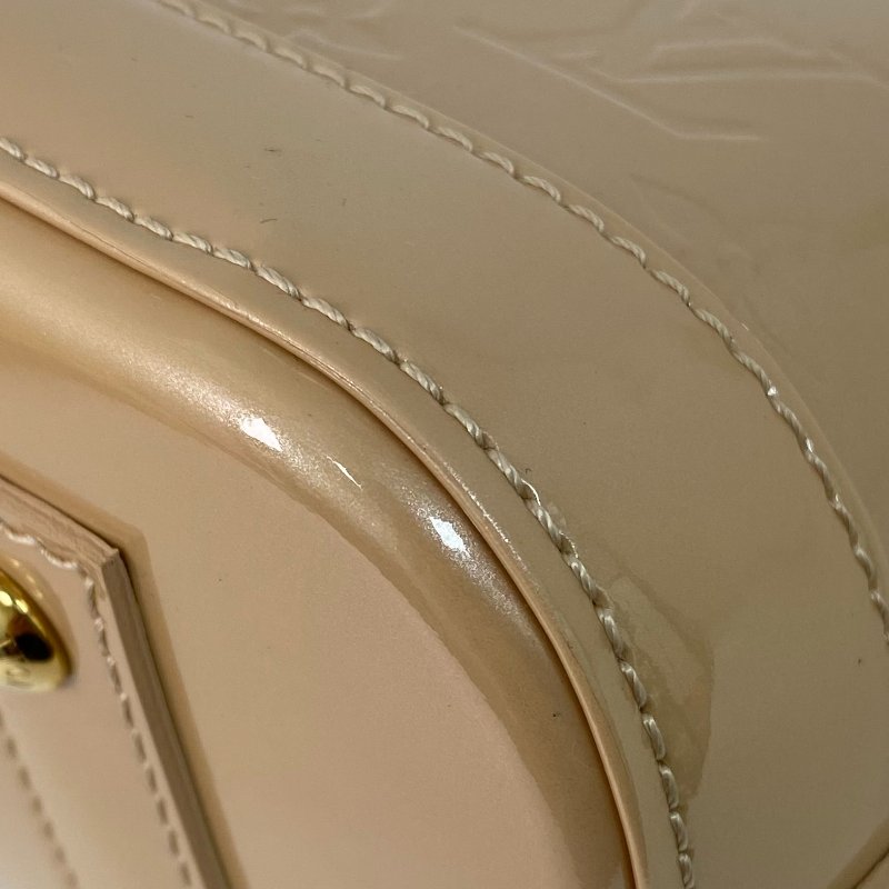 △ Louis Vuitton 路易威登 Alma BB Pearl Pink Patent Leather Monogram 2Way Bag 珍珠粉紅色漆皮經典花紋兩用袋 -257018522-12