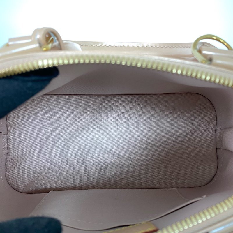 △ Louis Vuitton 路易威登 Alma BB Pearl Pink Patent Leather Monogram 2Way Bag 珍珠粉紅色漆皮經典花紋兩用袋 -257018522-15