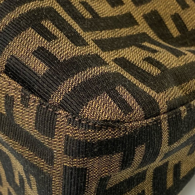 △ Fendi 芬迪 Brown Canvas Vintage Shoulder Bag 啡色帆布復古肩背袋 -257019006-10