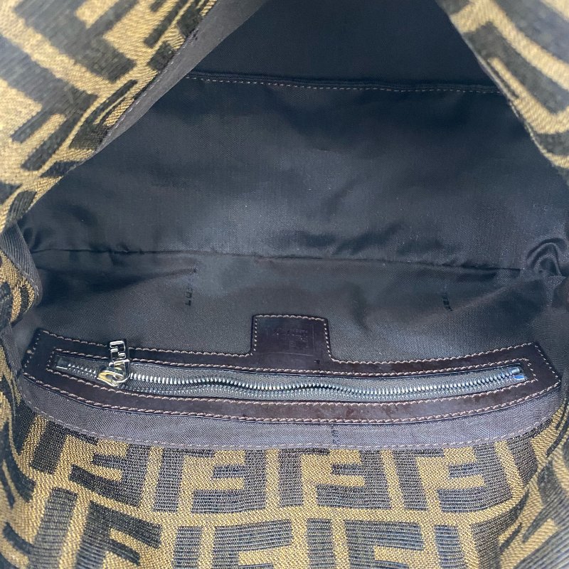 △ Fendi 芬迪 Brown Canvas Vintage Shoulder Bag 啡色帆布復古肩背袋 -257019006-16