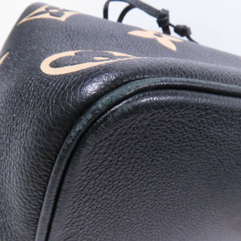 LOUIS VUITTON Monogram Empreinte Bicolor Neo Noe MM金扣手挽肩背兩用袋-5