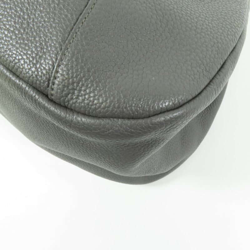 LOEWE 牛皮皮革Tote Bag金扣扣肩背袋-11
