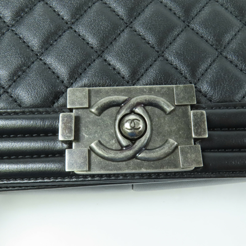 CHANEL 牛皮皮革Boy 25肩背袋-6