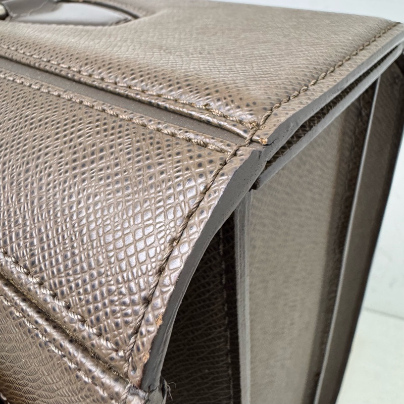 Louis Vuitton 深棕色皮革公事包-20