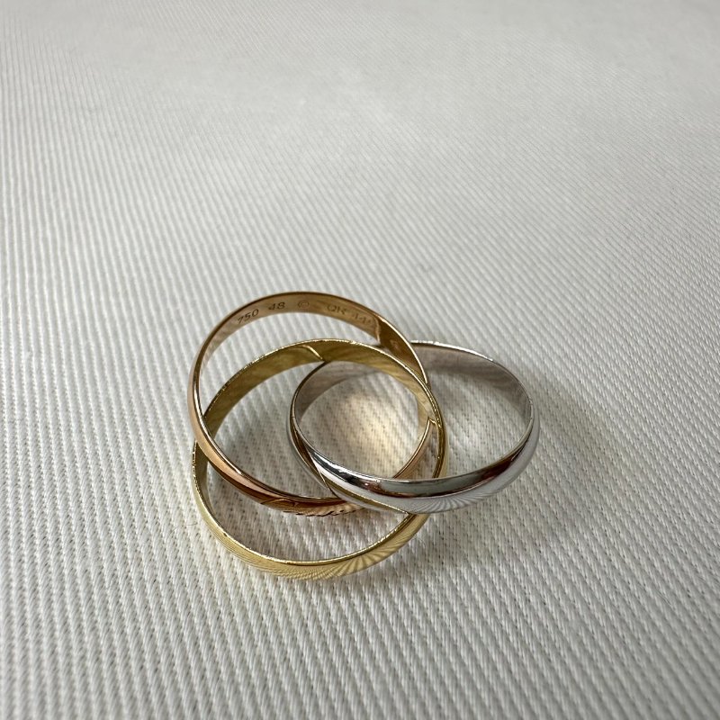 Cartier 卡地亞 Trinity小型款三環戒-5