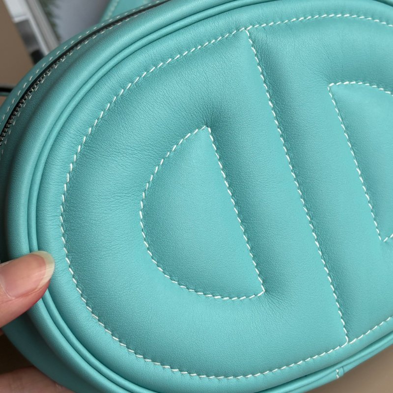 賣場最低價!::HERMES:: In-the-Loop Belt blue Atoll banane 豬鼻子馬卡龍藍 胸口包 腰包-12