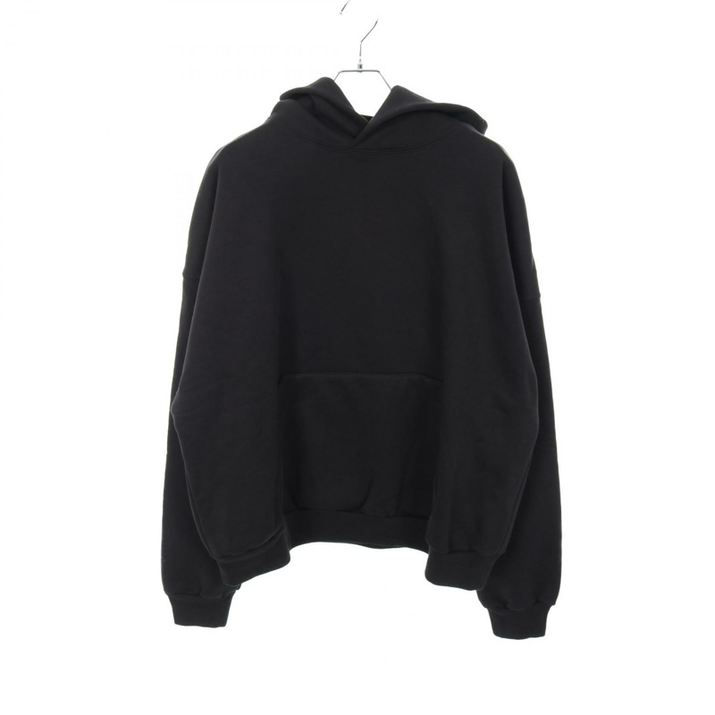 BALENCIAGA Care Label 連帽衫 725558 棉 黑色 男款 #XS-0