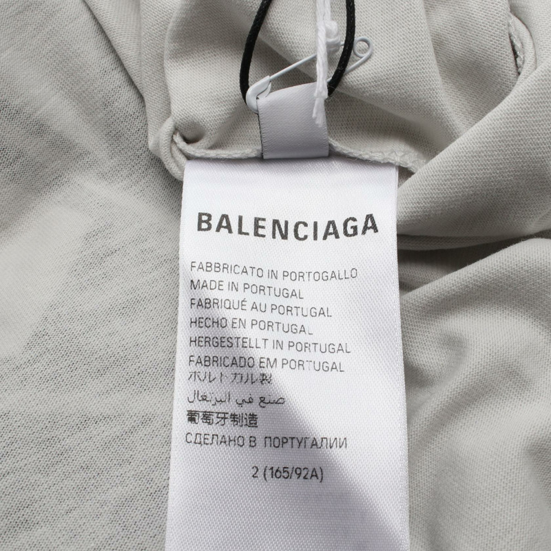 BALENCIAGA × Automobili Lamborghini T卹 835839 棉 灰色 橘色 男款 #2-4