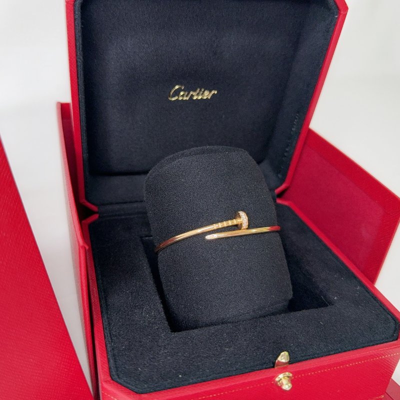 Cartier 卡地亞Juste un Clou釘子鑽石手環-4