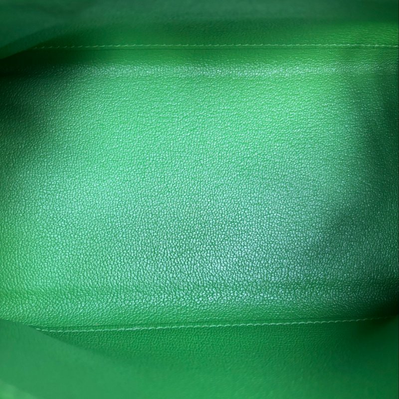 ::HERMES:: A8絲蘭綠金扣內縫 KELLY25 手提包 肩背包-13