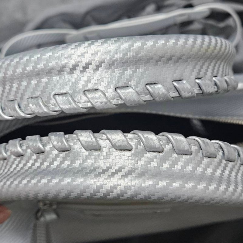 (全新)正品Balenciaga銀色斜紋 neo classic款 機車包/中款-17