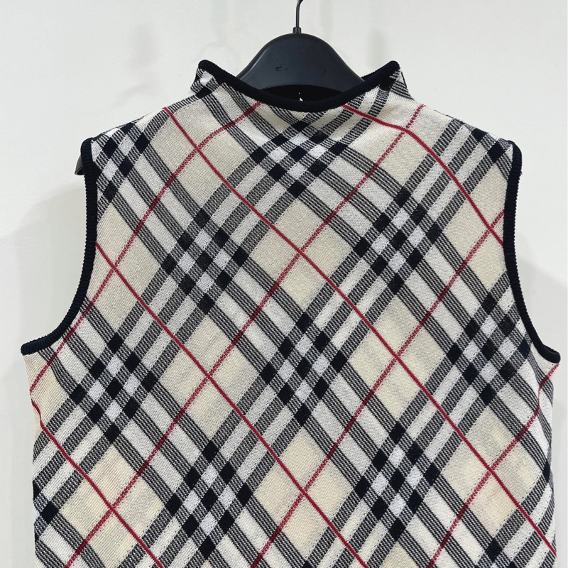 Burberry GOLF 萬年不敗款米格紋針織背心-2