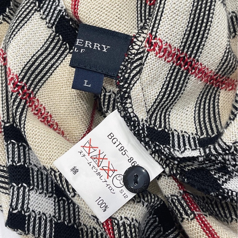 Burberry GOLF 萬年不敗款米格紋針織背心-8
