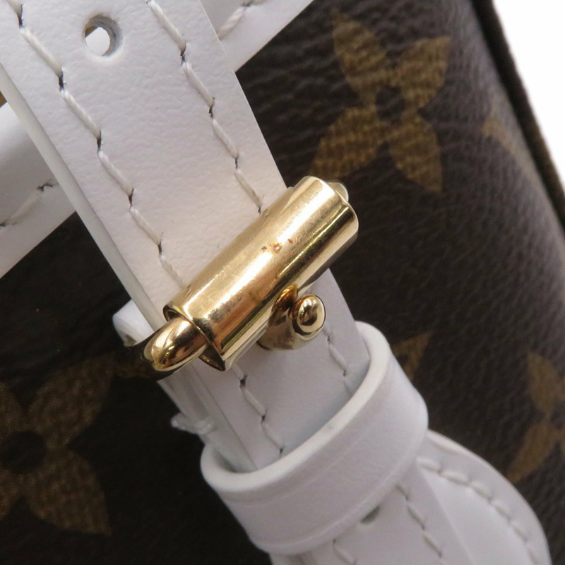 Louis Vuitton Monogram Nano 水桶包 手提包 M81489 白色 2 向肩背包-9
