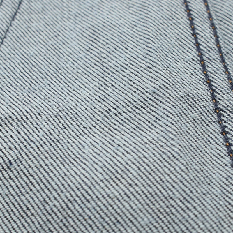 FENDI 拉鍊牛仔半身裙 棉質 海軍藍 二手 女款 #IT40-5